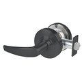 Schlage Grade 1 Exit Lock, Athens Lever, Non-Keyed, Matte Black Finish, Non-Handed ND25D ATH 622